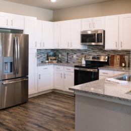 spacious kitchen