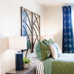Bright, inviting bedrooms